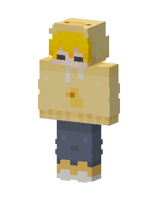 Duck Hoodie skin, 3D preview