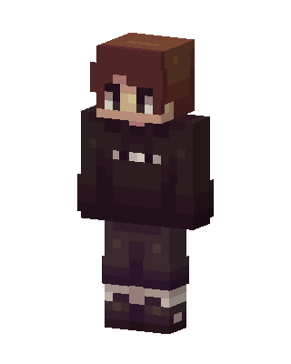 Cozy Hoodie Boy skin, 3D preview