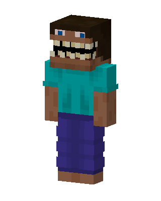 Teal Villain Boy skin, 3D preview