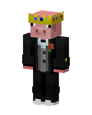 Technoblade skin, 3D preview