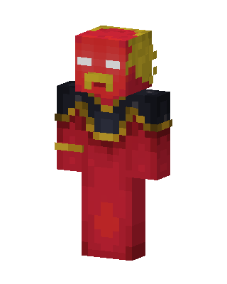 Crimson Sorcerer skin, 3D preview