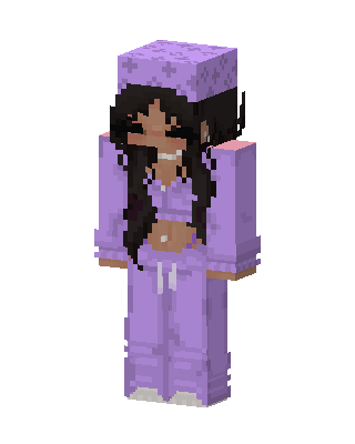 Lavender Loungewear Minecraft skin