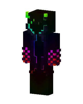 Neon Void skin, 3D preview