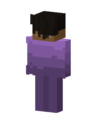 Purple Gradient skin, 3D preview