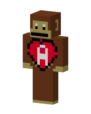 Brown Mob Boy skin, 3D preview