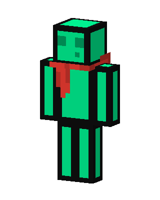 Slime Scarf Minecraft skin
