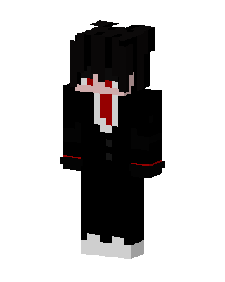 Crimson Suit Boy skin, 3D preview
