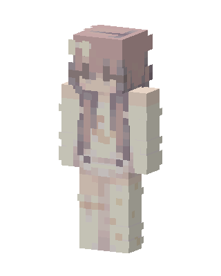 White Cutie Girl skin, 3D preview