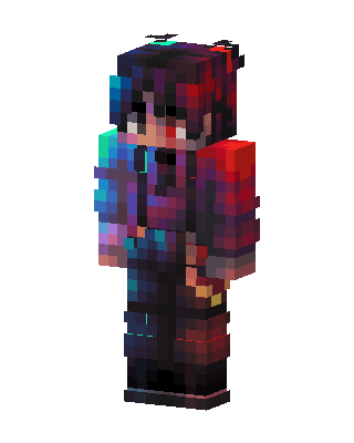 Neon Nightfall Minecraft skin