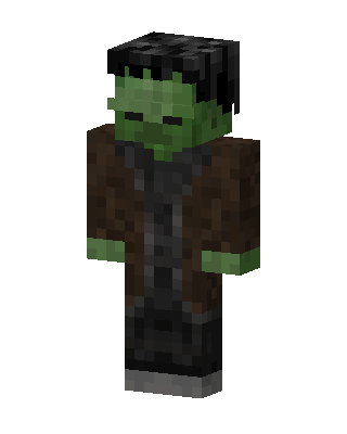 Frankenstein's Monster skin, 3D preview