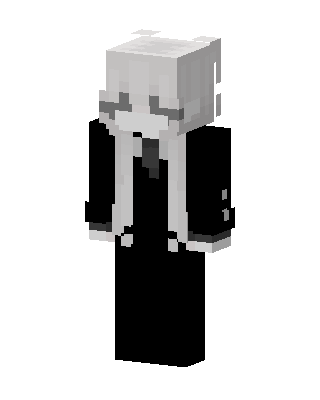 Monochrome Suit skin, 3D preview