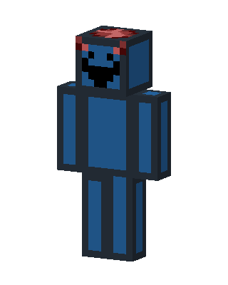 Blue Mob Boy Minecraft blue skin