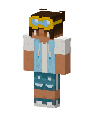 Blue Athlete Boy Minecraft skin