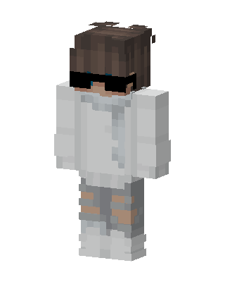 Snowy Shades Boy skin, 3D preview