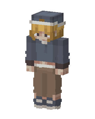 Cozy Beanie Boy skin, 3D preview