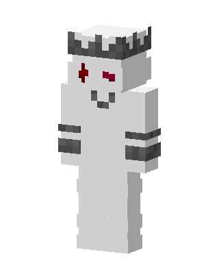 White Ghost King skin, 3D preview