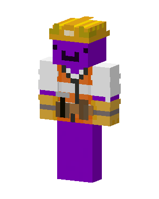 Purple Builder skin, 3D preview