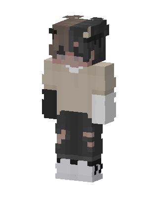 Split Dye Streetwear skin, 3D preview