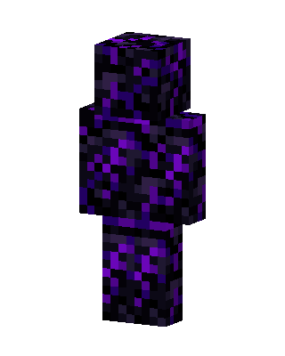 Obsidian Golem skin, 3D preview