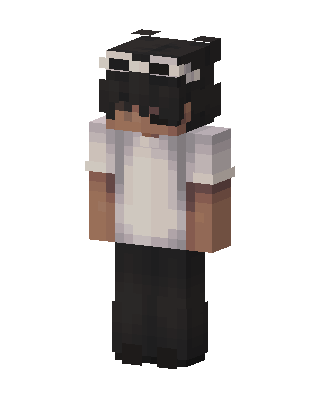White Player Boy skin, 3D preview