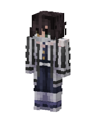 Obanai Iguro skin, 3D preview