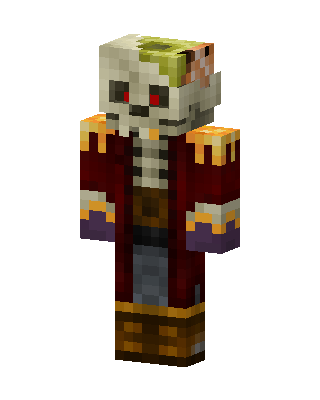 Red Hero skin, 3D preview