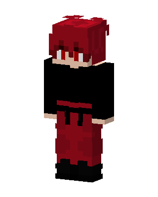 Crimson Boy Minecraft skin