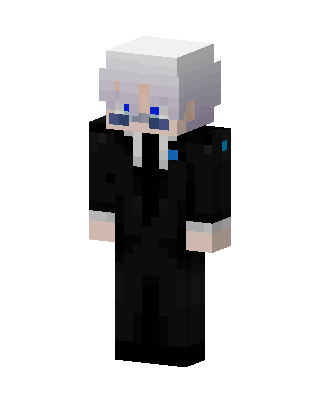 Black Villain Boy skin, 3D preview