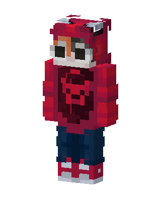 Red Holiday Boy Minecraft skin