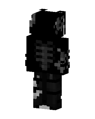 Shadow Skeleton Minecraft skin
