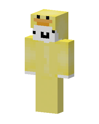 Yellow Animal Minecraft pastel skin
