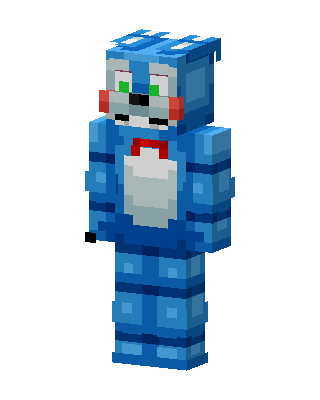 Blue Animal skin, 3D preview