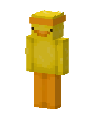 Rubber Duck skin, 3D preview