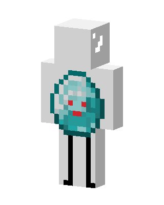 Teal Orb Ghost skin, 3D preview