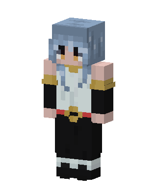 Silver Haired Noble skin, 3D preview