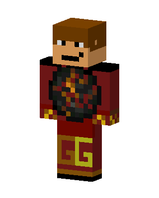 Crimson Emperor skin, 3D preview