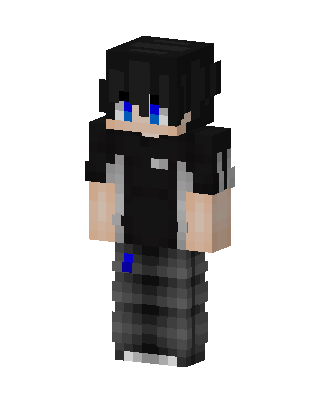 Black Anime Boy Minecraft skin