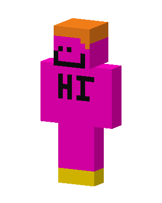 Pink Hi Minecraft pink skin