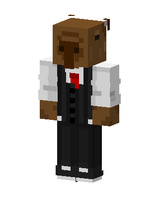 Capybara Butler Minecraft skin