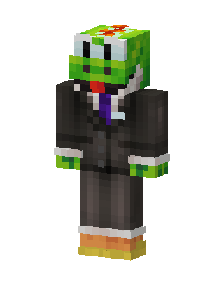 Frog In Suit skin, 3D preview