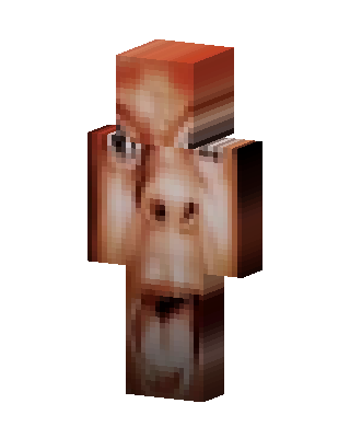 Brown Animal Boy skin, 3D preview