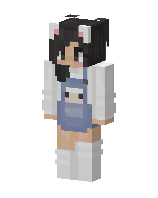Cat Ear Overalls Minecraft skin