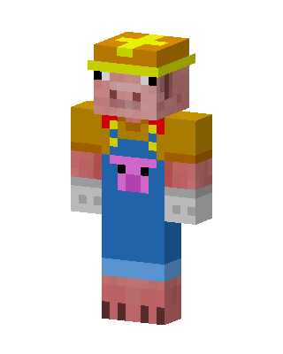 Builder Pig Minecraft skin
