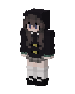 Hooded Duffle Girl Minecraft skin