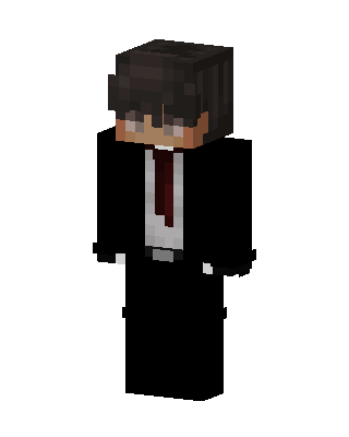 Black Suit Boy Minecraft black skin