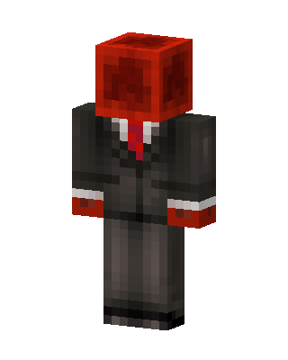 Redstone Suit skin, 3D preview
