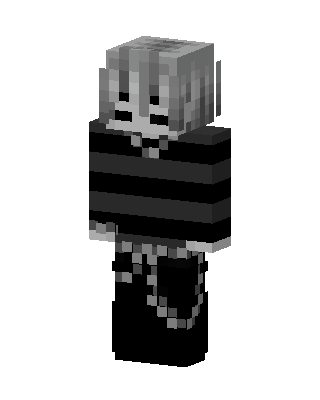 Black Player Boy skin, 3D preview