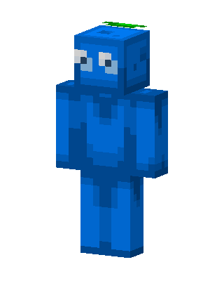 Blue skin, 3D preview