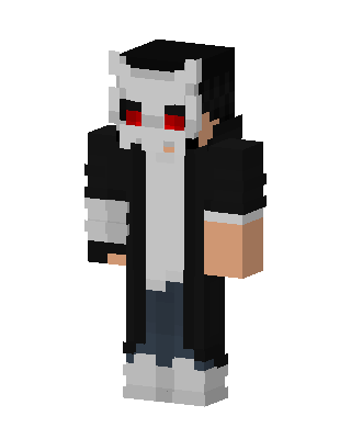 Black Player Boy skin, 3D preview