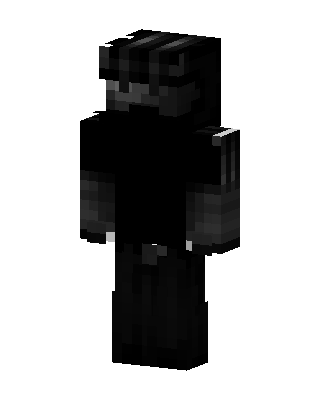Black Villain Boy skin, 3D preview